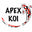 Apex Koi suppliers of pond filters, koi food, UVs, logo