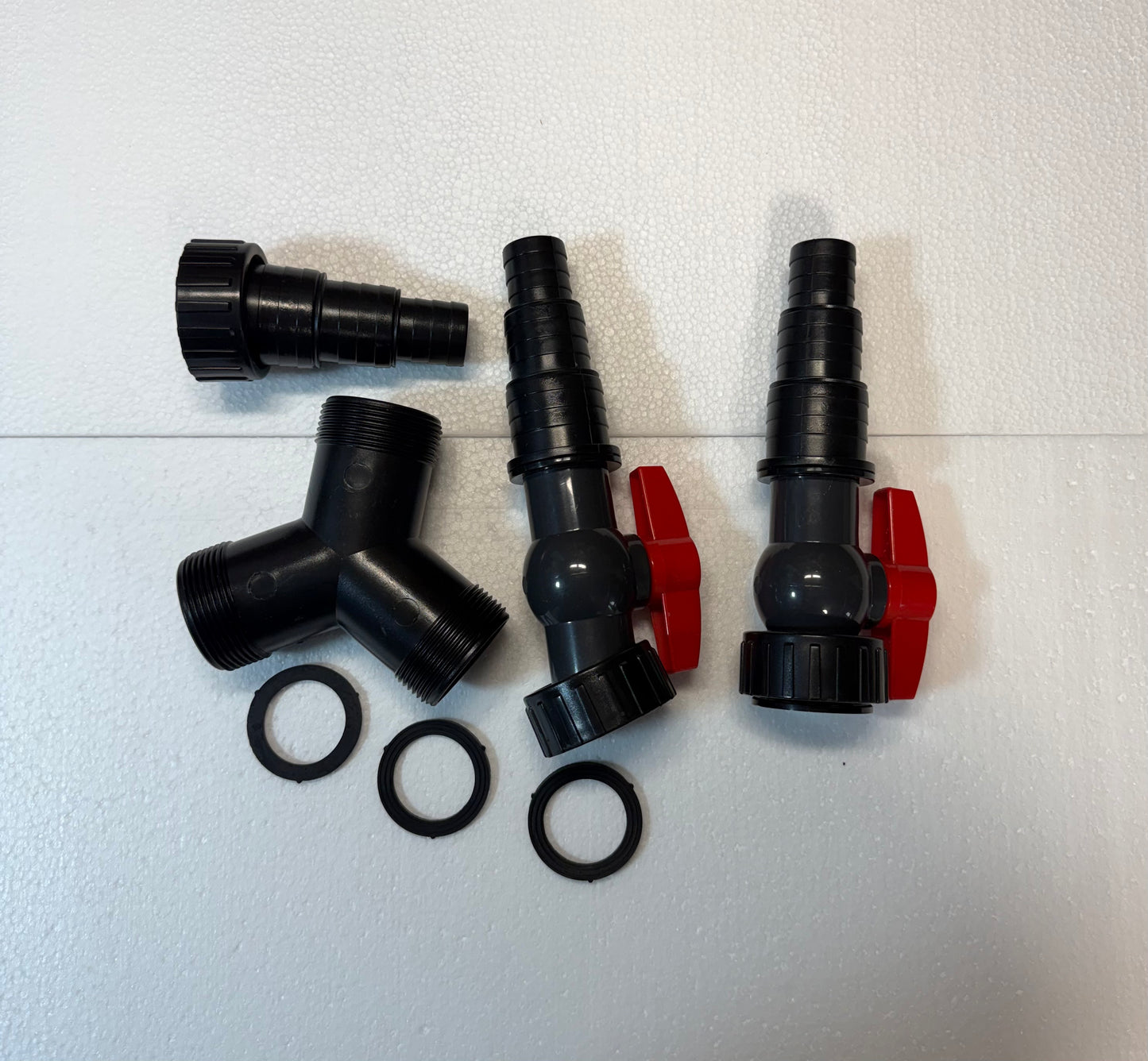 Heavy-Duty Adjustable Flow Diverter & Splitter (25mm–38mm) - Apex Koi