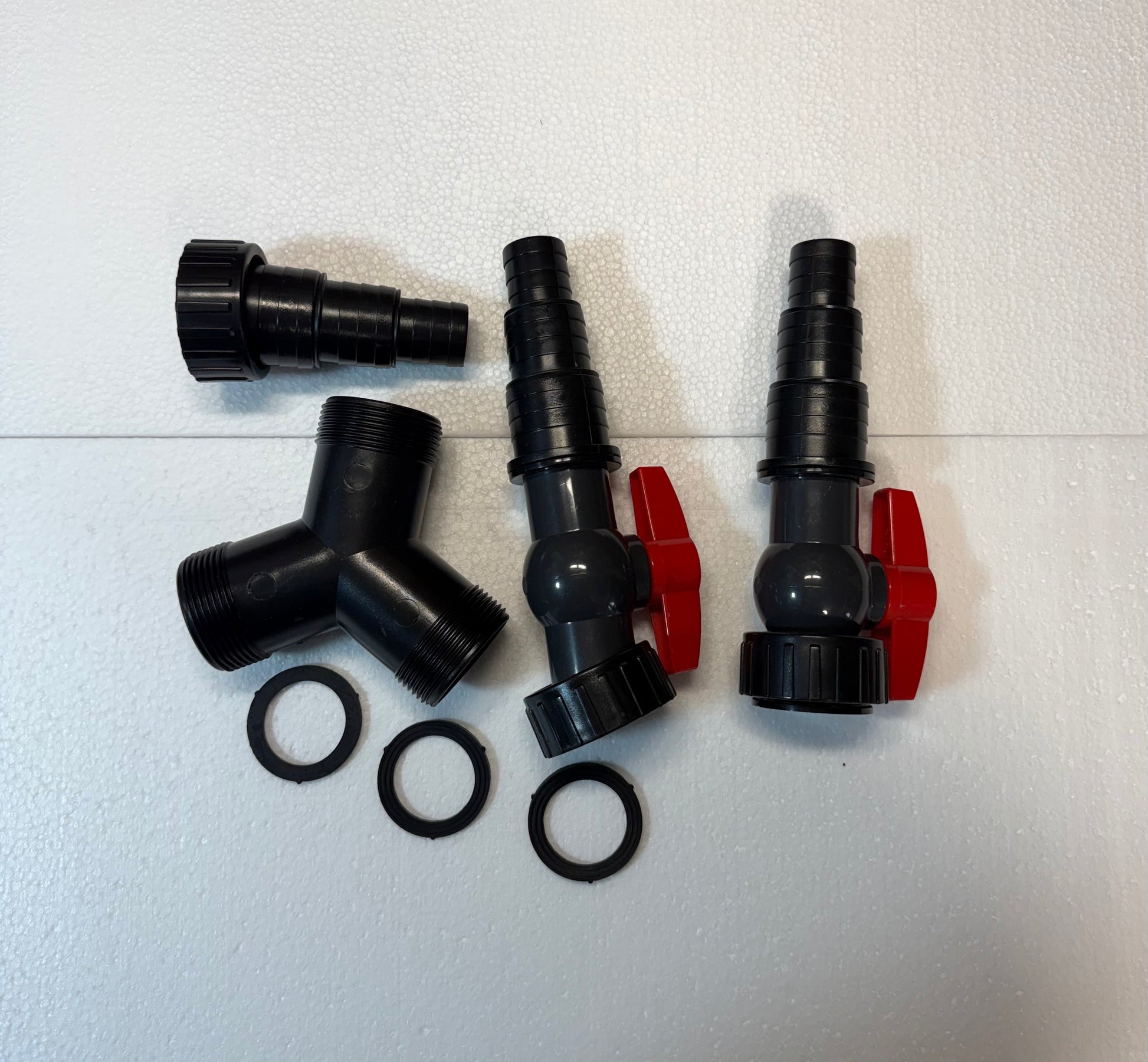 Heavy-Duty Adjustable Flow Diverter & Splitter (25mm–38mm) - Apex Koi