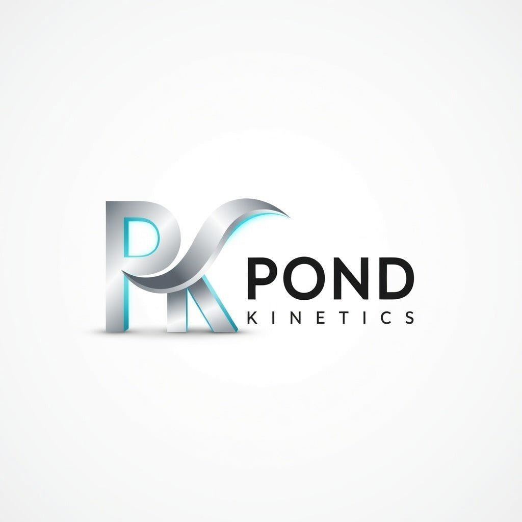 Logo of Pond Kinetics on a white background