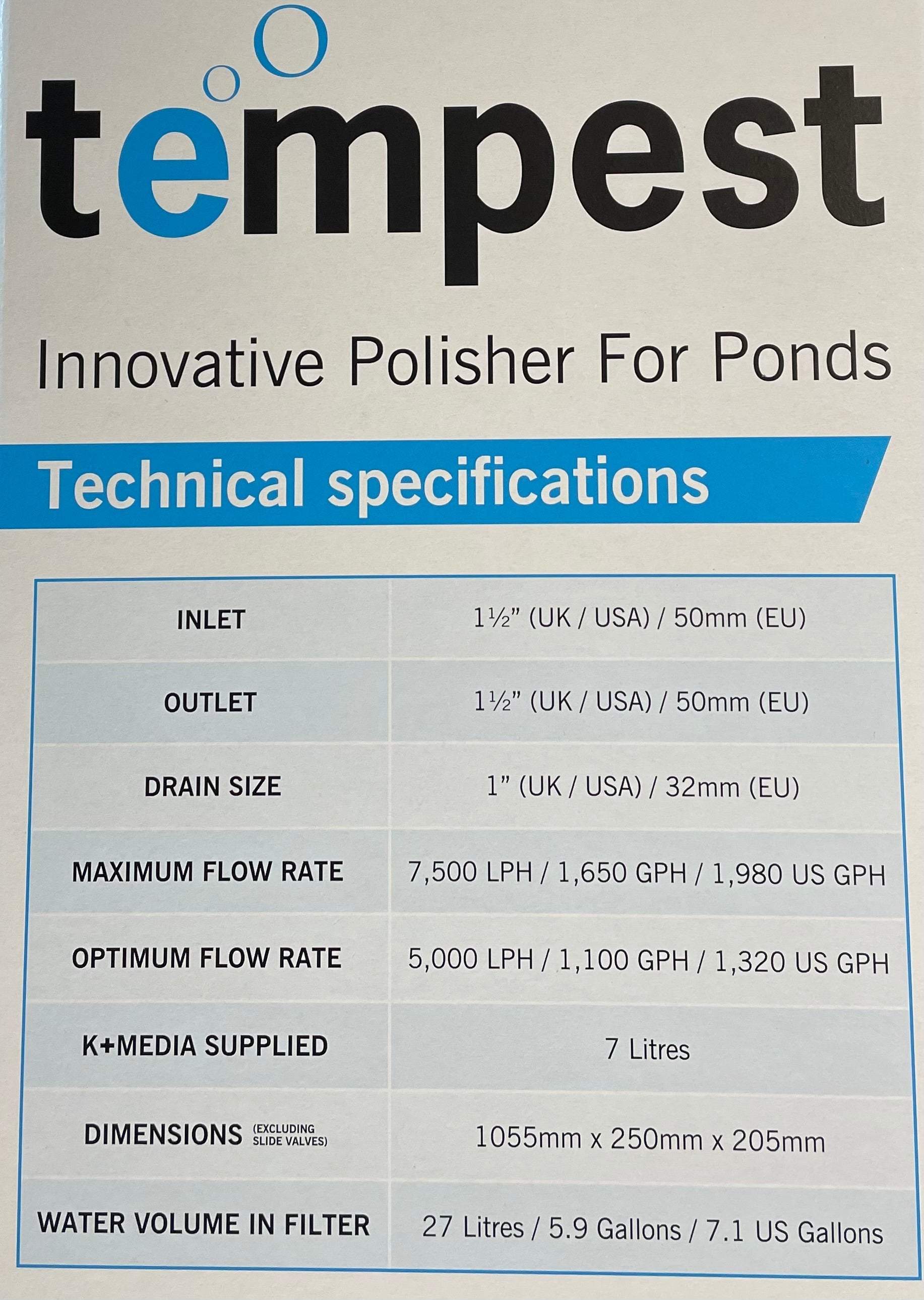 The Tempest Filter - Apex Koi